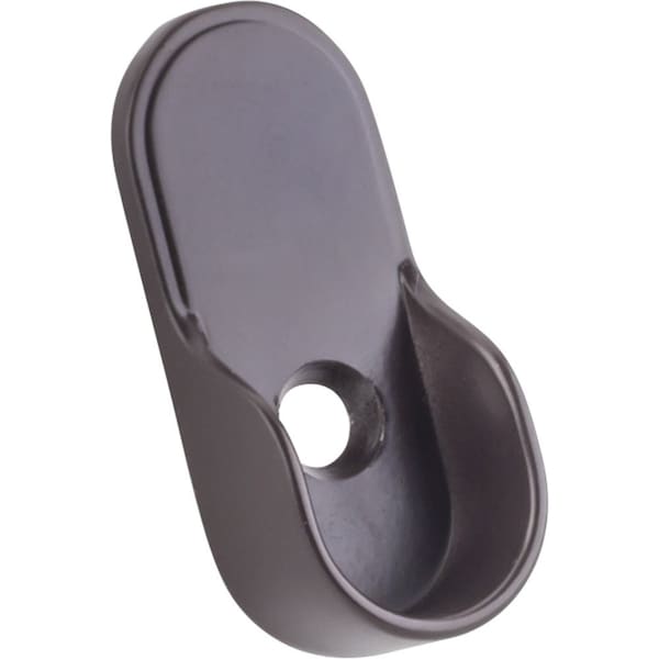 Hardware Resources Dark Bronze Knock-In Mounting Bracket for Oval Closet Rods M7160-ORB - main